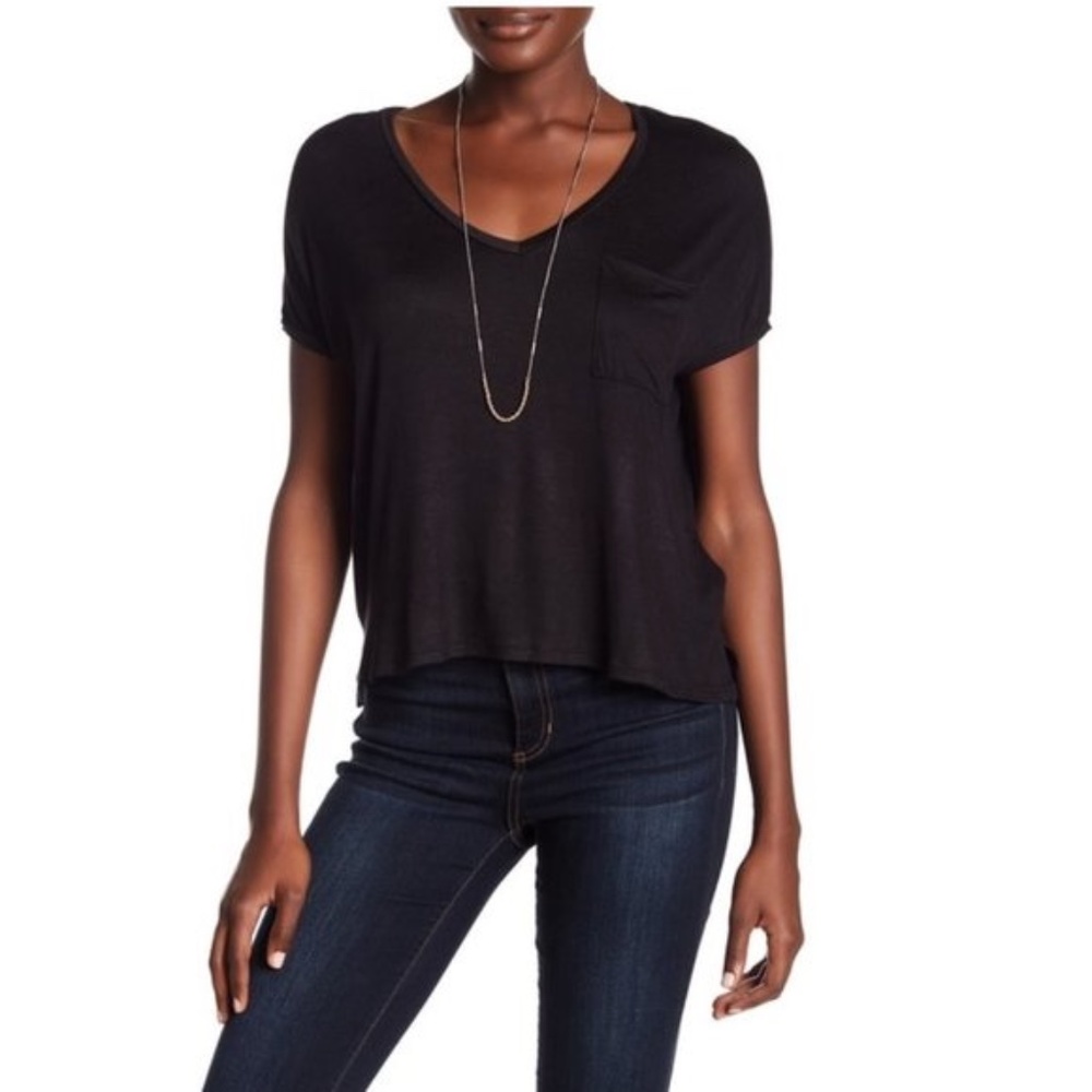 PST by Project Social T V-Neck Pocket Top